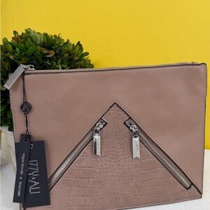 Ivy Kirzhner Black and Gold Clutch
